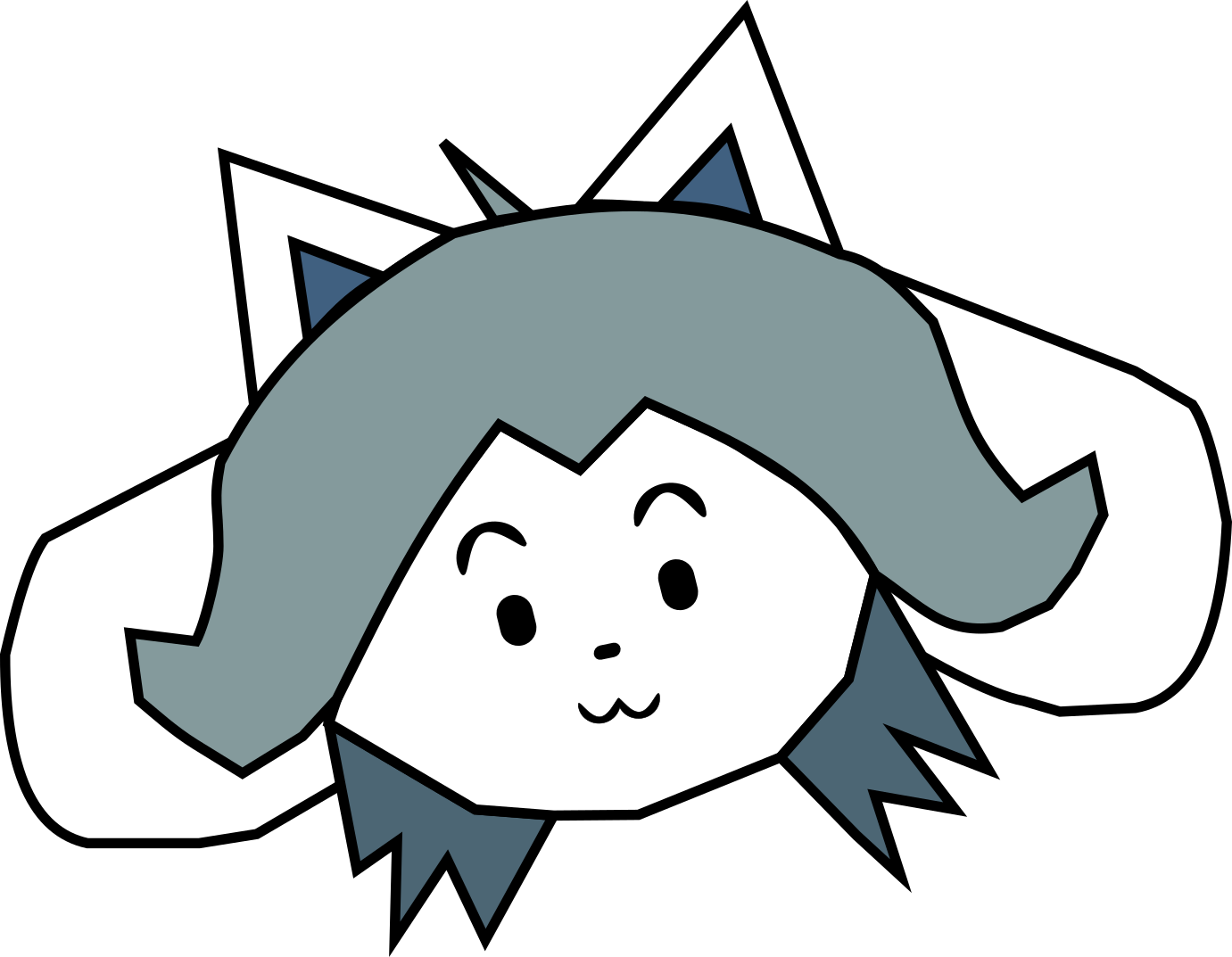 Temmie. Created in Inkscape.